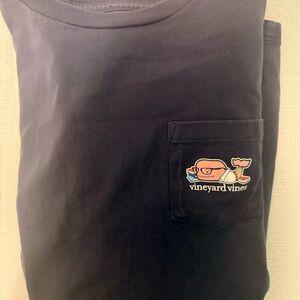 Vineyard Vines Dark Blue Crew Neck Tee